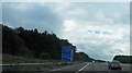 SK3696 : M1 motorway near Sheffield junction 35 by Steve  Fareham