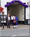 Pershore Plum Fayre Day 2012 (2) -  Town Crier outside the Angel Inn & Posting House