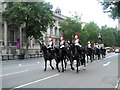 TQ3080 : Horse Guards passing through Whitehall by Paul Gillett