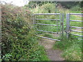 Bridleway gate at the junction of Green Lane,Heworth Lane and Embles Lane