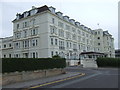 SZ0890 : Hotel on the cliff top, Bournemouth by Malc McDonald