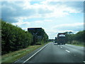 A534 approaching Crewe Green roundabout