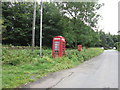 The telephone / post box at Warthermarske