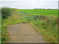 Field entrance at Waddington