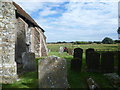 View from the churchyard of St Clement