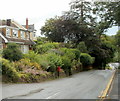 Postbox in a potentially dangerous location, Pontneddfechan 