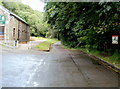 Narrow road east of the village hall, Pontneddfechan 