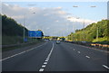 M54 approaching Junction 1