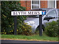 Blyth Mews sign