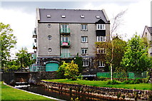 M2925 : Galway - River Corrib Walk - Canal Dam & Dwelling by Suzanne Mischyshyn
