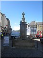 NU1813 : Fountain and trough, Alnwick town centre by Graham Robson