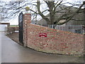 Imposing  Gatepost