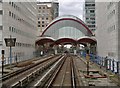 Canary Wharf Station on Docklands Light Railway