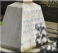 Inscription on Portwood War Memorial