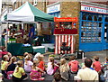 TR0161 : Punch and Judy in full swing at the Faversham Hop Festival by pam fray