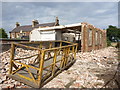 NT6578 : East Lothian Architecture : Demolition of Beltonford Maltings, West Barns by Richard West