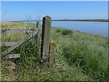TF4926 : Gate along the sea bank by Mat Fascione