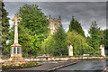 War memorial and St Mary