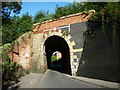 The rail bridge on Water Lane