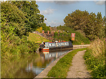 SJ6475 : Trent and Mersey Canal, Stanley Arms by David Dixon