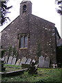 Old slate grave stones