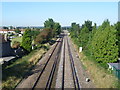 The Bexleyheath Line looking towards Welling station