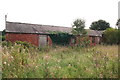 Redundant animal sheds at Cow Pasture Farm