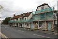 Scaffold round the pub