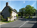 Thatched cottage in the centre of the village