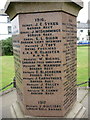 NY1153 : The War Memorial at Silloth by Ian S
