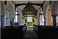 TQ9832 : Interior, St Matthew's church, Warehorne by Julian P Guffogg