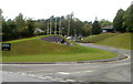 Entrance road to Infantry Battle School, Brecon