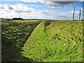 Track of dismantled railway near Climpy