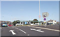 Roundabout outside St Cenydd School