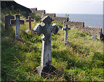 SD4161 : St. Peter's church graveyard by Ian Taylor