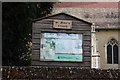 St Mary, Troston - Notice board