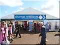 SY1399 : East Devon : Honiton Show Thomas Westcott Tent by Lewis Clarke