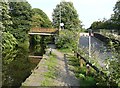 Towpath approaching the Canal Road bridge