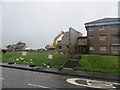 Demolition of flats in Oronsay Avenue Port Glasgow