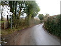 End of the 30 mph speed limit in Coed-y-paen