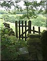 Stile and gate on Hebden Royd FP32