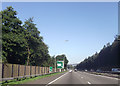 Approaching A4054 junction at Upper Boat