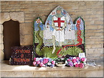 SK3871 : St Mary & All Saints - Well Dressing by Betty Longbottom
