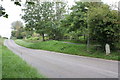 The road east from Charmouth towards the A35