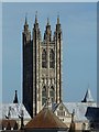 TR1557 : Canterbury Cathedral - central tower by Rob Farrow