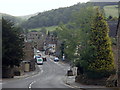SK2281 : Main road through Hathersage by Andrew Hill