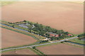 Thoresby Bridge on the Louth Canal: aerial