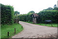 Lapscombe Farm entrance