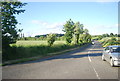 Minor road of the A5 at Shottaton Crossroads