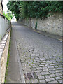 Rastrick - cobbles on Rosemary Lane